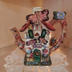 Elements Butterfly Teapot House Shape Tealight